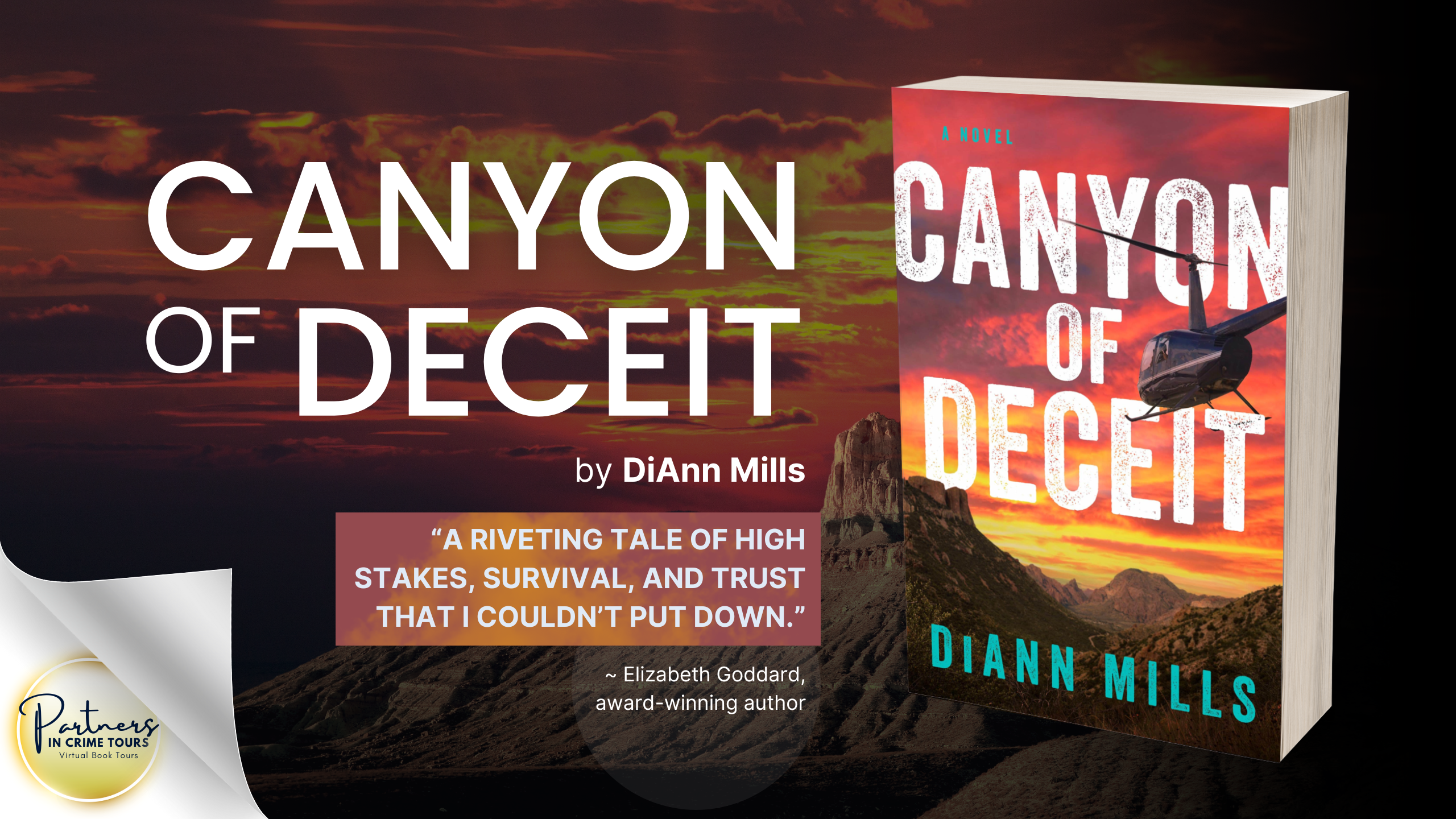 Canyon of Deceit by DiAnn Mills Banner