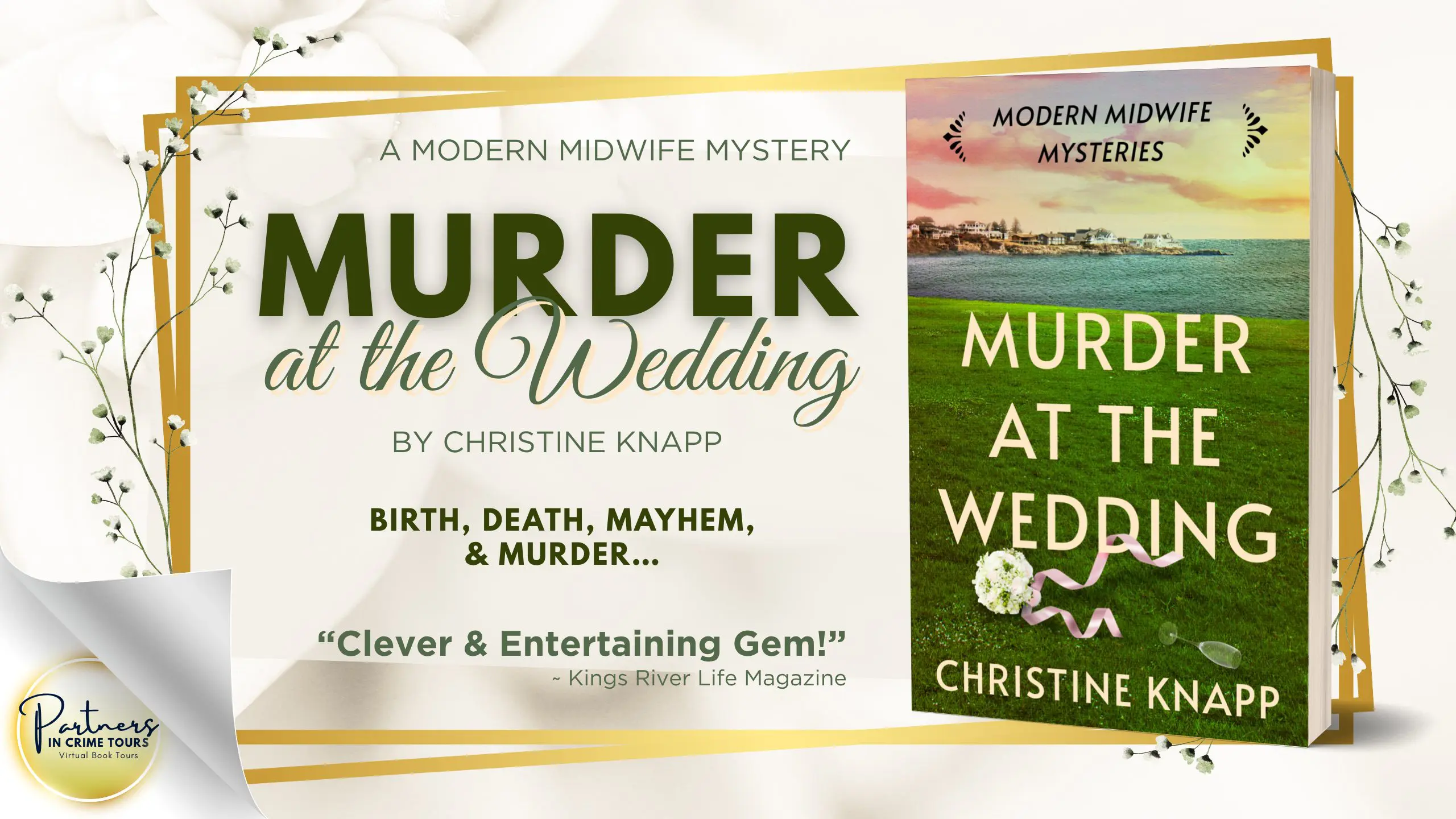 Murder at the Wedding by Christine Knapp Banner