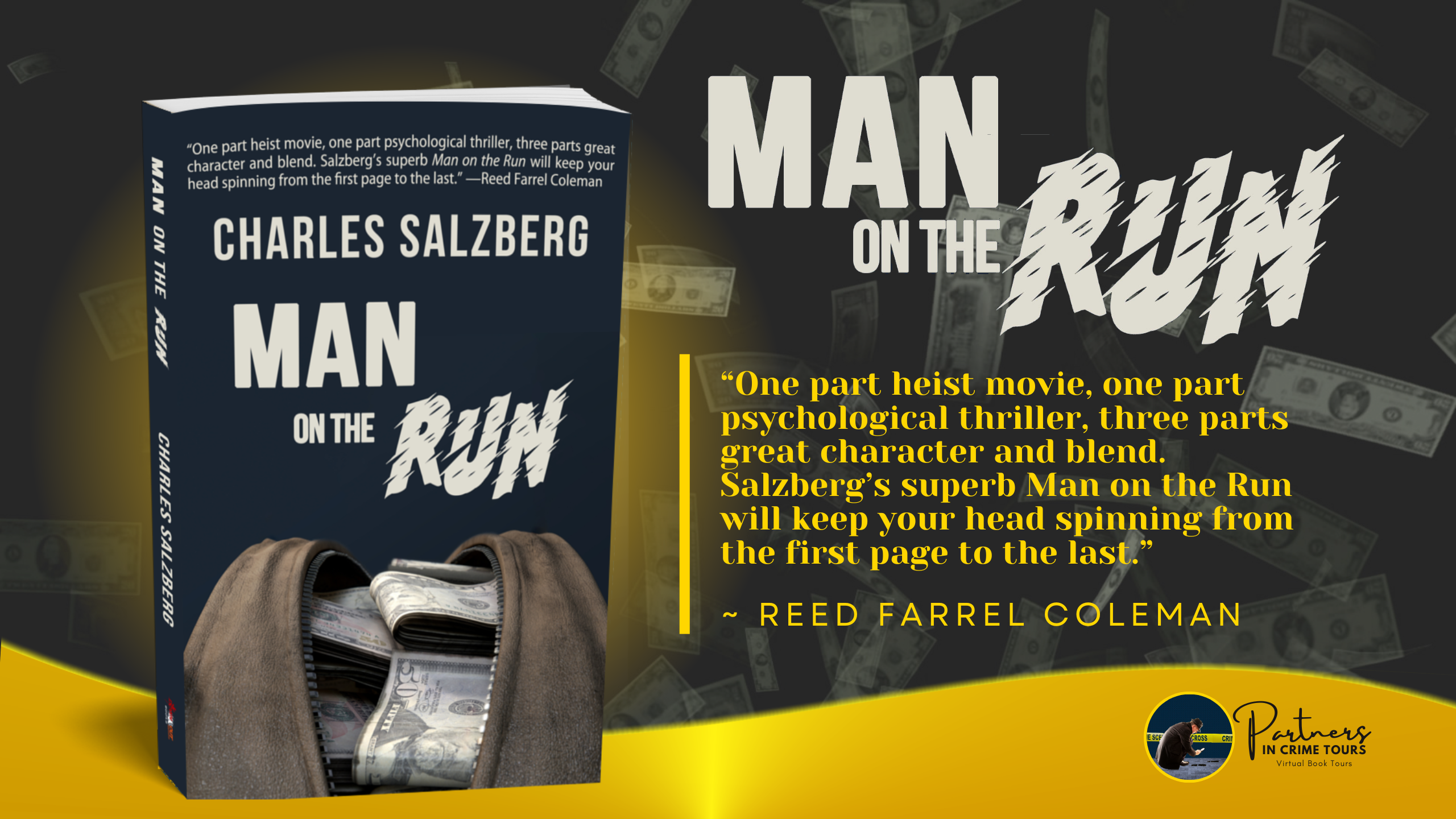 Man on the Run by Charles Salzberg Banner