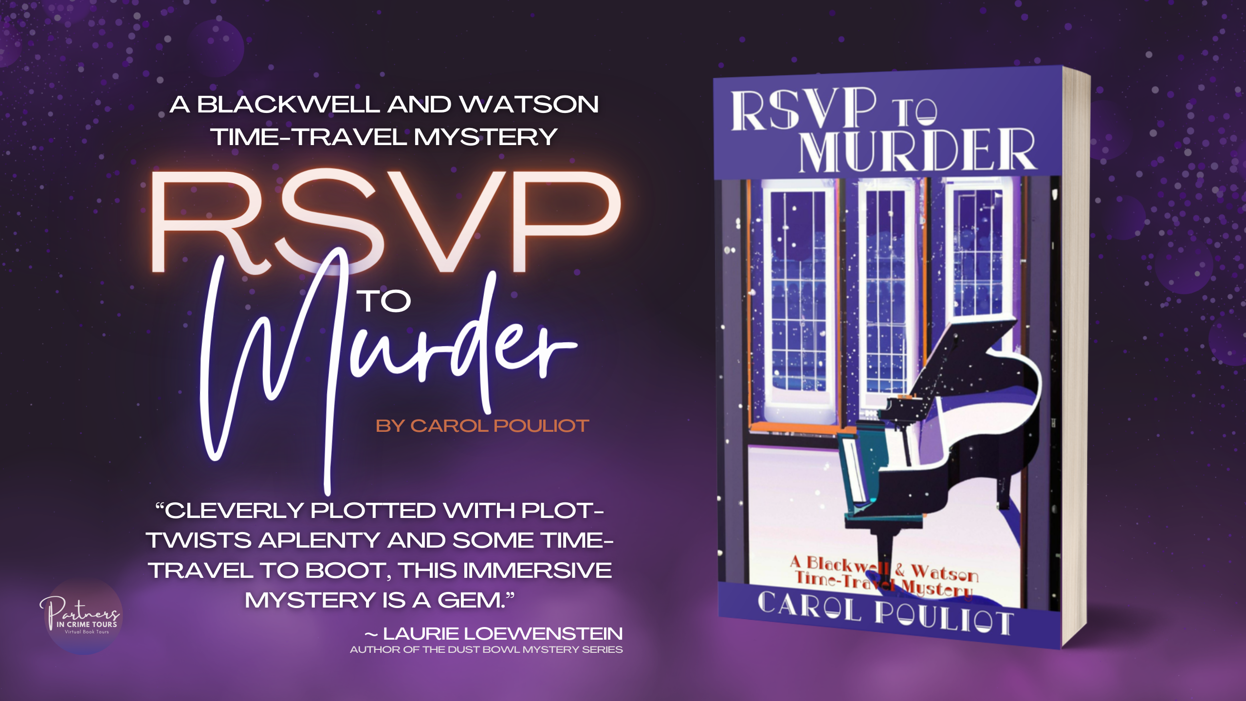 RSVP to Murder by Carol Pouliot Banner
