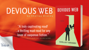 Devious Web by Shelley Grandy, banner