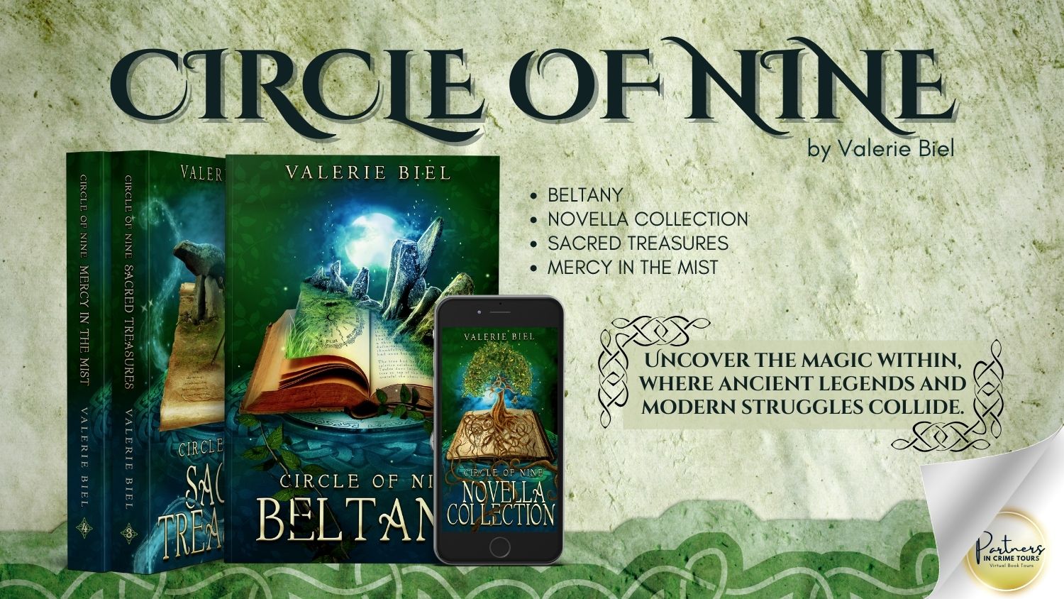 CIRCLE OF NINE Series by Valerie Biel Banner