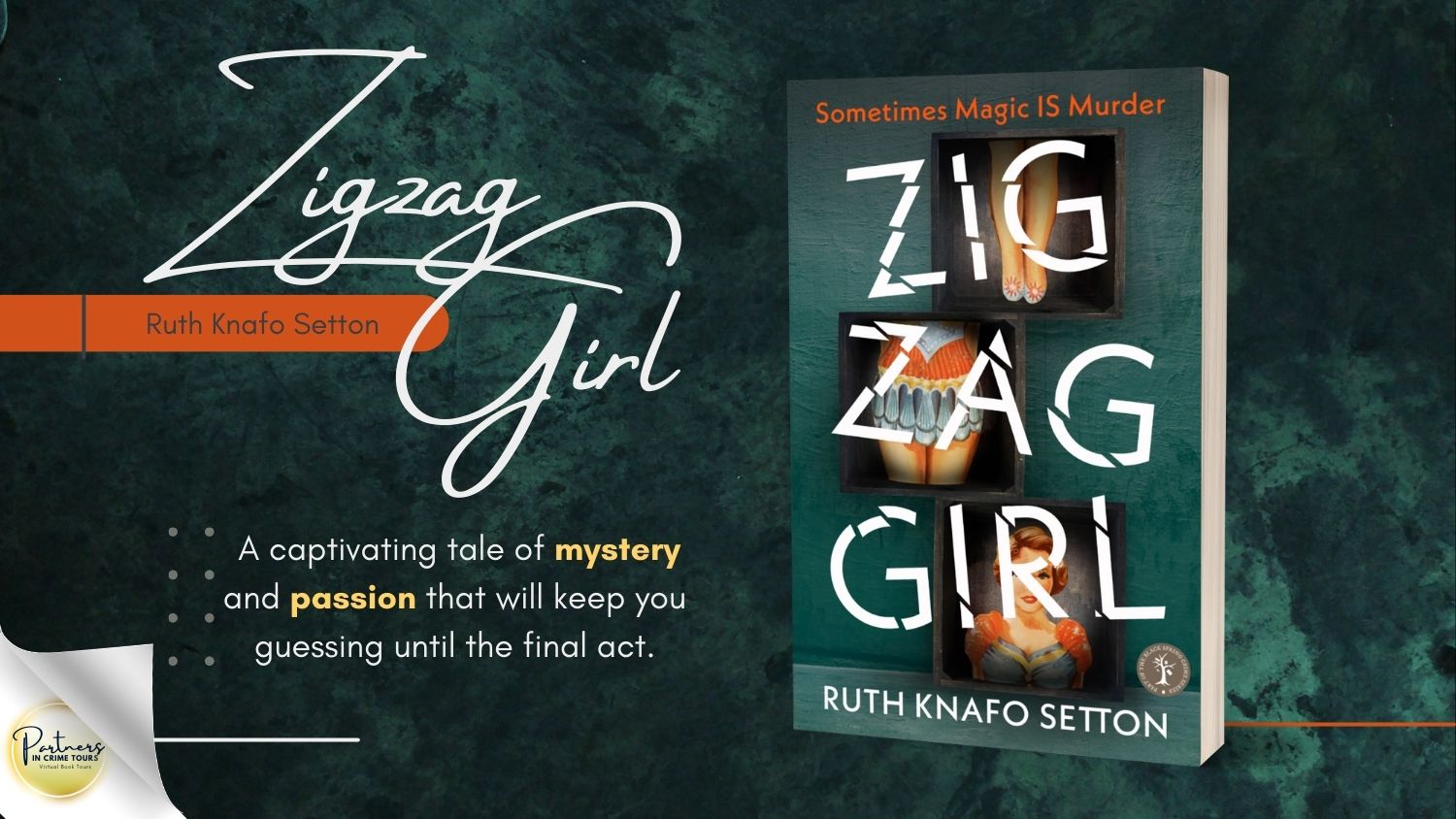 Zigzag Girl by Ruth Knafo Setton Banner