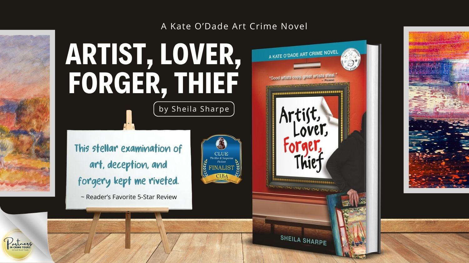 ARTIST, LOVER, FORGER, THIEF by Sheila Sharpe Banner
