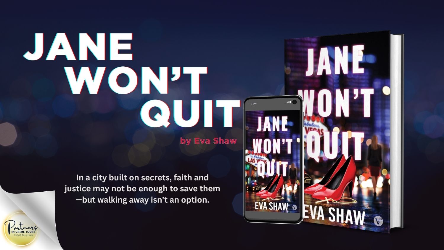 Jane Won't Quit by Eva Shaw Banner