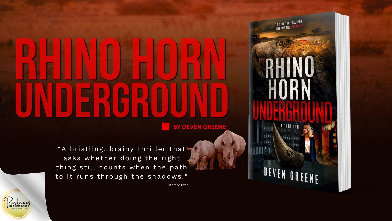 Rhino Horn Underground by Deven Greene Banner