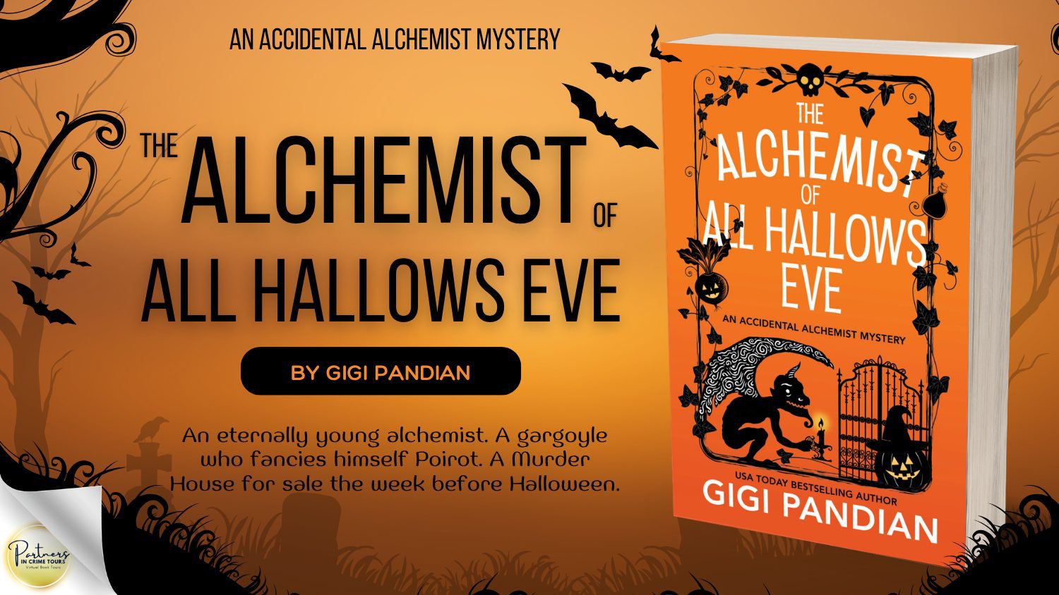 The Alchemist of All Hallows Eve by Gigi Pandian Banner
