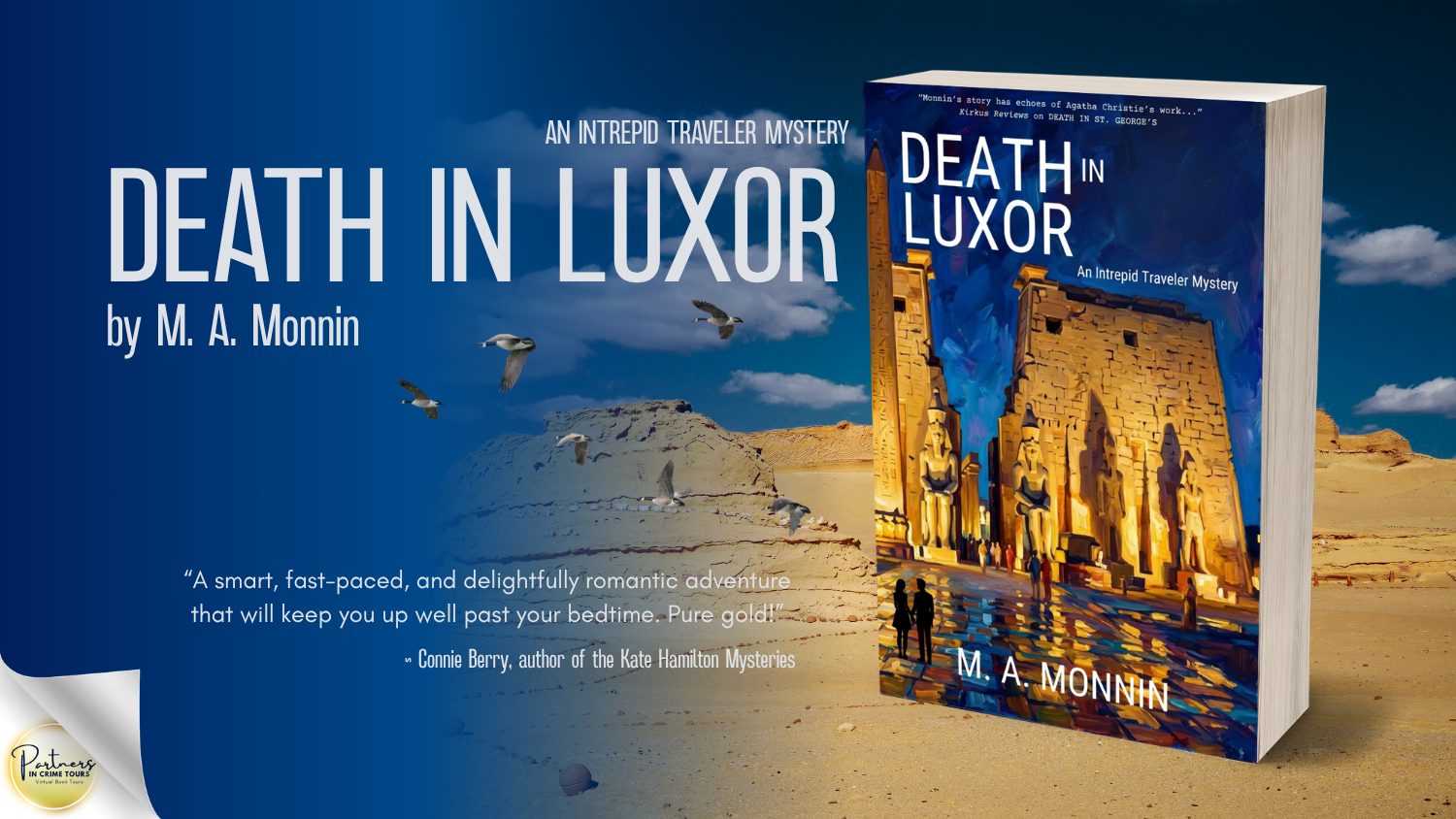 Death in Luxor by M. A. Monnin Banner
