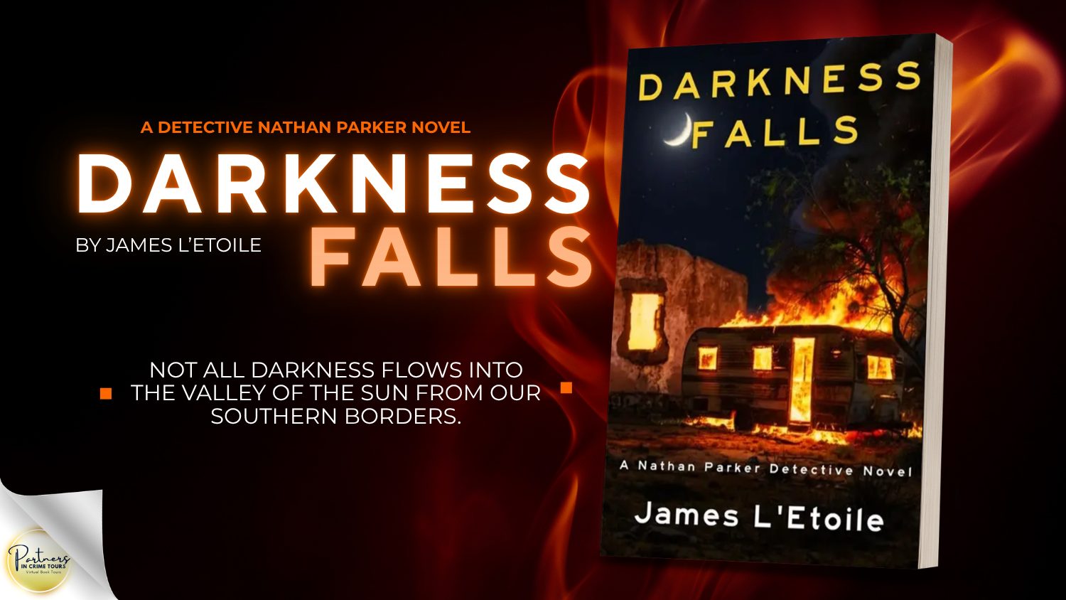 DARKNESS FALLS by James L'Etoile Banner