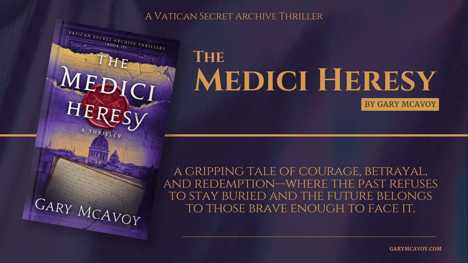 The Medici Heresy by Gary McAvoy Banner